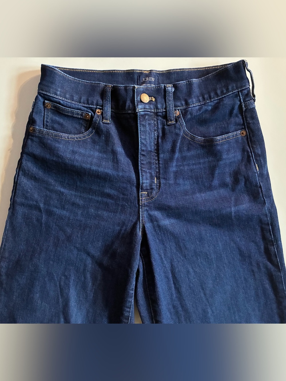 J. Crew Women’s wide-leg crop Jeans. 27T. New without the tags.